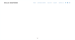 Desktop Screenshot of billsseafood.com